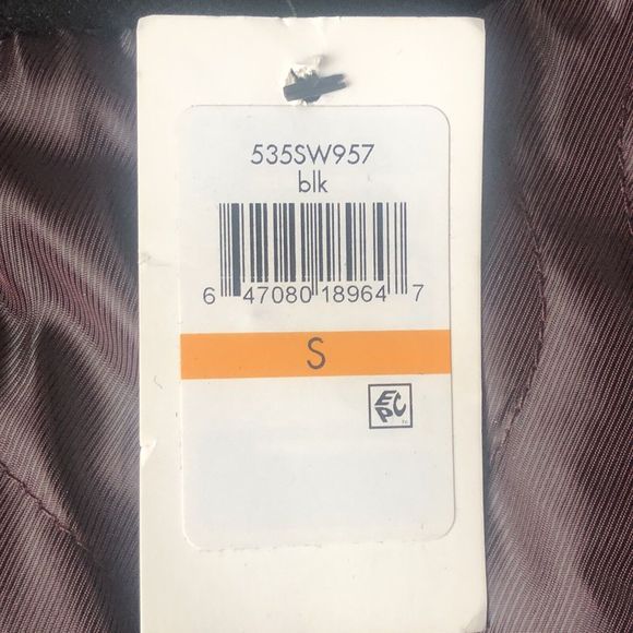 Cole Haan Men's Black Melton Wool Trucker Jacket Small NWT - Picture 5 of 16